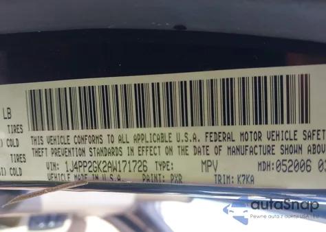 2010 Jeep Liberty Sport from USA, damaged, VIN 1J4PP2GK2AW171726